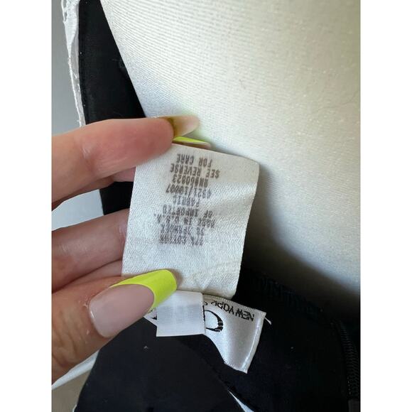 Vintage Eyelet Strapless Dress Collections Paris New York Size 14 - Picture 6 of 7